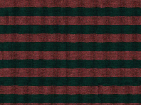 Seamless Black Red Stripe Pattern Wool Jacquard Knit Cloth Fabric