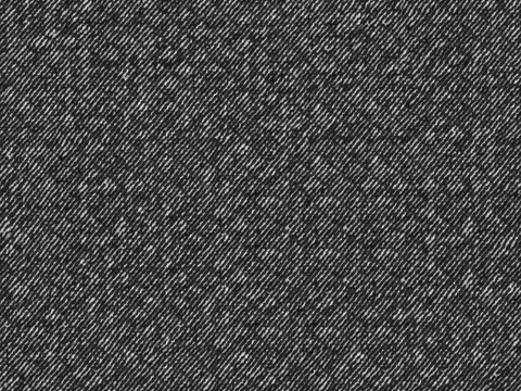 Seamless Black Grey Denim Cloth Fabric Sand Release Coarse Cotton Hemp Knitted Fabric