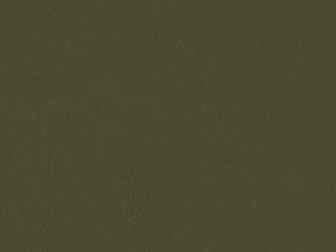 Seamless olive green pleated fine-grain leather