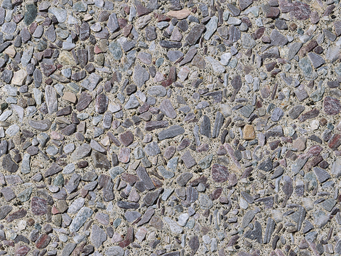 Seamless gray goose soft stone gravel sidewalk road ground street square paving