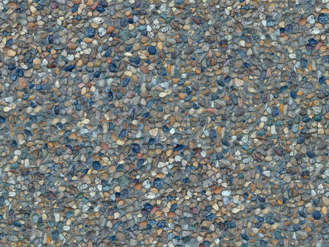 Seamless gray goose soft stone gravel sidewalk road ground street square paving