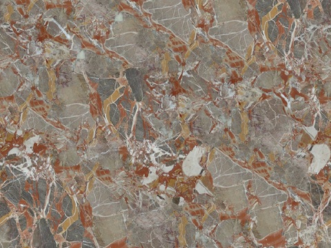 seamless red marble rock slab tile