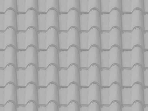 Seamless villa building roof clay ceramic tiles