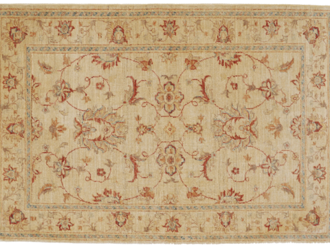 Buckle-free European classical retro distressed medieval carpet