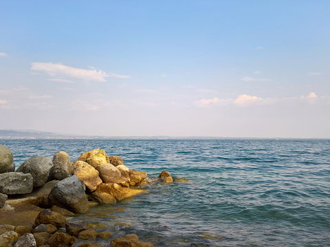 Lake surface sea landscape landscape