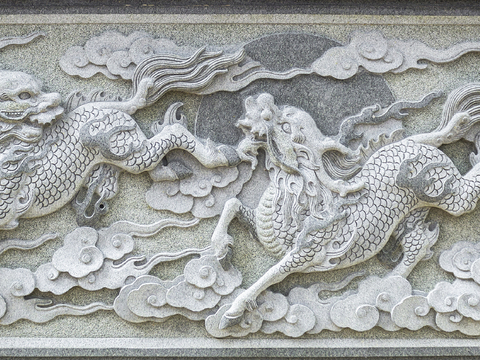 New Chinese Animal Stone Carving