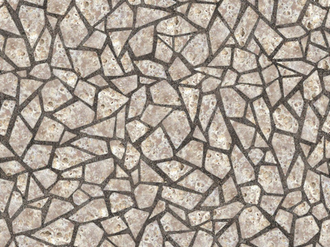 Seamless granite stone geometric parquet floor tile sidewalk road ground square tile