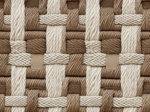 seamless twine braided