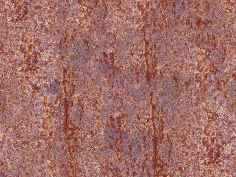 Seamless aged rusty stainless steel sheet metal