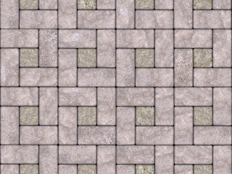 Seamless granite stone geometric parquet floor tile sidewalk road ground square tile