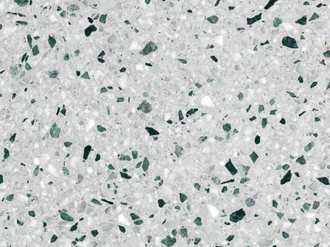 green terrazzo