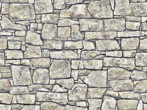 Stone wall, messy stone wall, Mao stone wall