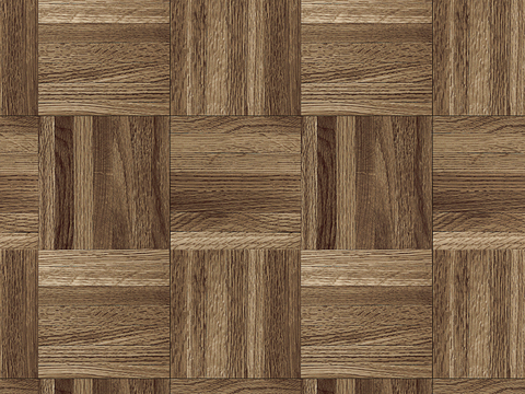 Seamless Geometric Parquet Textured Wood Floor