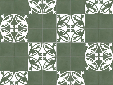 Seamless European style retro cement concrete stone geometric mosaic pattern ceramic tile tile floor tile wall tile