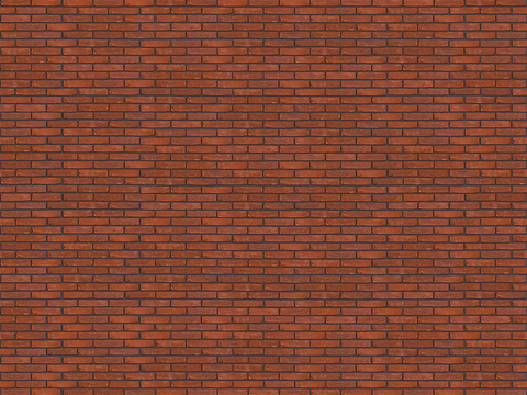 Seamless red brick wall outdoor wall ground