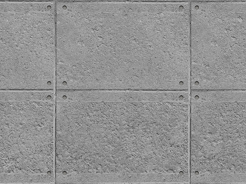 Seamless concrete cement building wall