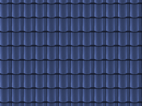 Seamless building roof color steel metal iron wave tiles