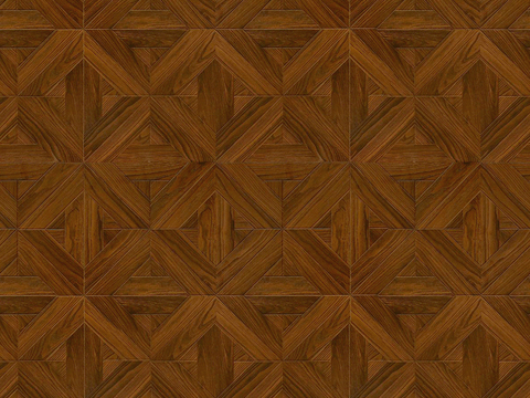 Seamless Geometric Parquet Textured Wood Floor