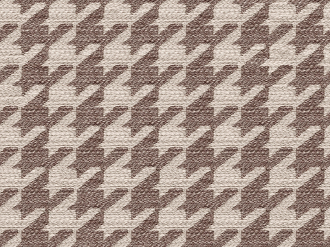 Seamless Houndstooth Pattern Knitted Cloth Fabric