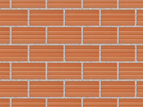 Seamless red brick wall outdoor wall ground