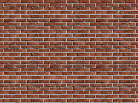 Seamless red brick wall outdoor wall ground