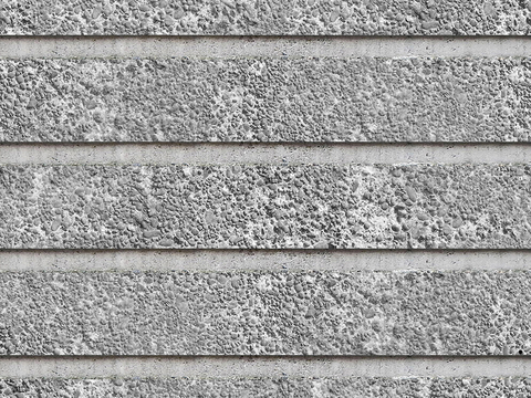 Seamless concrete cement building wall