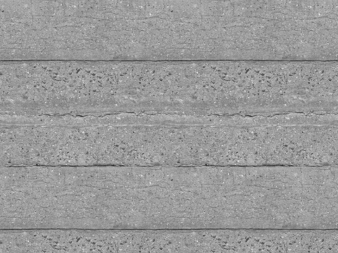 Seamless concrete cement building wall