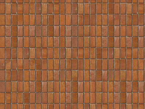 Seamless red brick wall outdoor wall ground