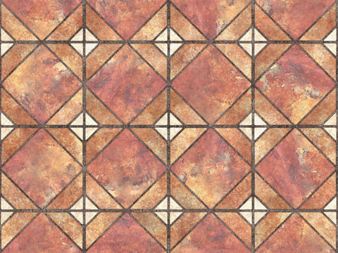 Seamless granite stone geometric parquet floor tile sidewalk road ground square tile