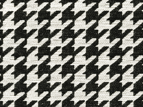 Seamless Houndstooth Pattern Knitted Cloth Fabric