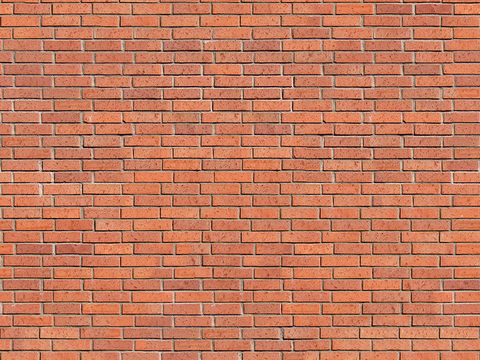 Seamless red brick wall outdoor wall ground