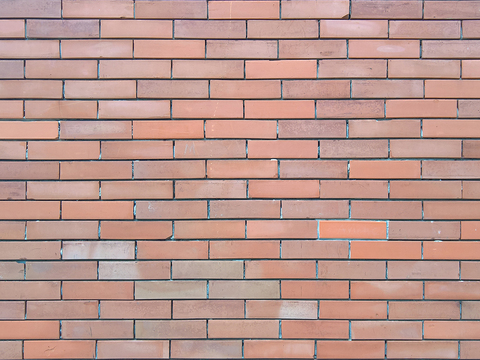 Seamless red brick wall outdoor wall ground