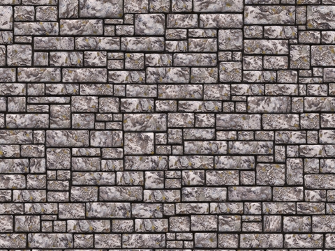 Seamless Grey Outdoor Architecture Culture Stone Rock Stone Block Stone Wall Tile Wall Floor