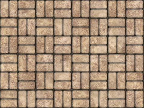 Seamless granite stone geometric parquet floor tile sidewalk road ground square tile