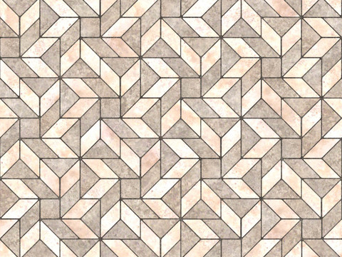 Seamless granite stone geometric parquet floor tile sidewalk road ground square tile