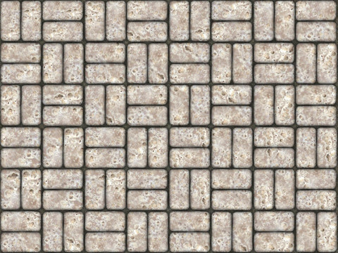 Seamless granite stone geometric parquet floor tile sidewalk road ground square tile