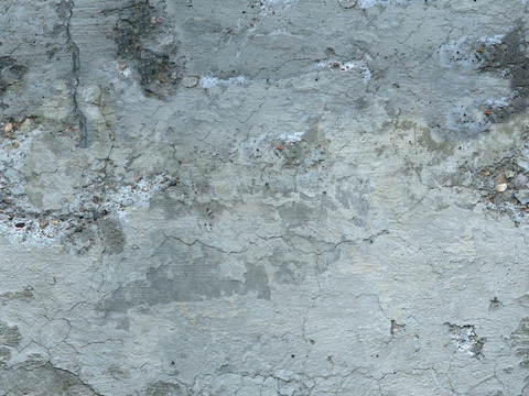 Seamless gray old damaged concrete cement wall ground