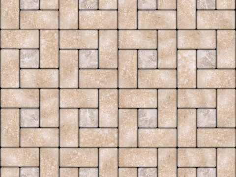 Seamless granite stone geometric parquet floor tile sidewalk road ground square tile