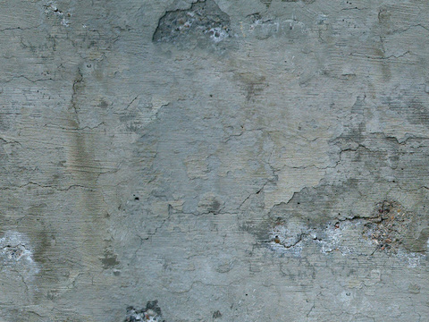 Seamless gray old damaged concrete cement wall ground