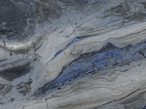 Blue and white marble