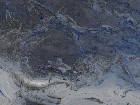 Blue and white marble