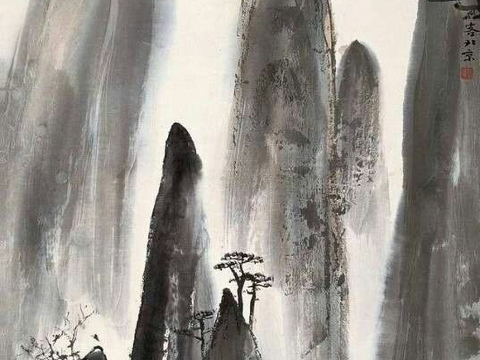 New Chinese Landscape Ink Painting