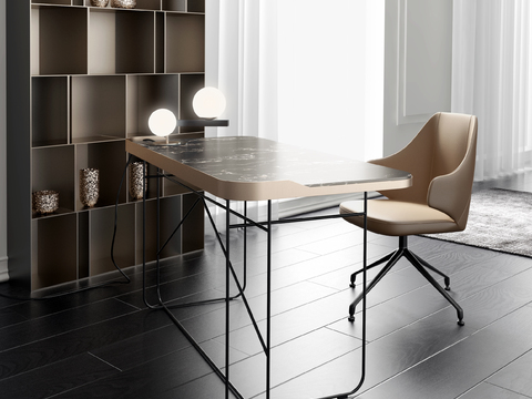 Italian Cattelan italia brand modern marble desk chair