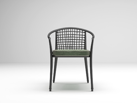 Italian B & B Italia Brand Modern Woven Outdoor Chair