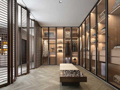 Ge Yaxi Design Modern Cloakroom