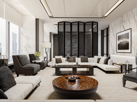 SCDA Design Modern Living Room