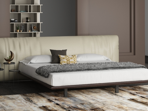 Italian Cattelan italia modern fabric double bed