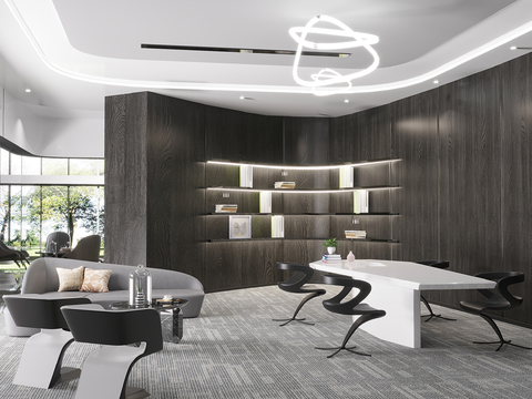 Tiangu Design Modern Sales Office VIP Room
