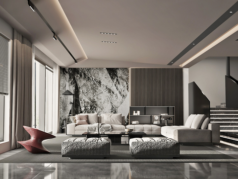 Italian Affordable Luxury Style Living Room