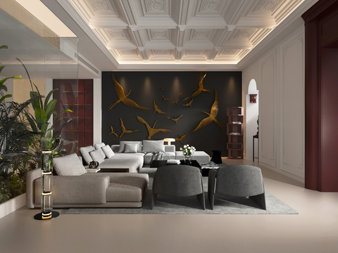 Zhen Guan Design | French Retro Living Room